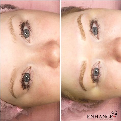 Microbladed eyebrows in shade Blonde on natural strawberry blonde redhead Tattoed Eyebrows, Blonde Microblading, Natural Strawberry Blonde, Eyebrows Illustration, Eyebrows Redheads, Microbladed Eyebrows, Red Eyebrows, Eyebrow Shading, Blonde Eyebrows