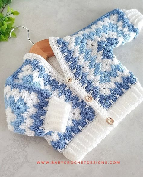 Cosy Hexi Cardi — Baby Crochet Designs Crochet Baby Projects, Crochet Baby Sweater Pattern, Crochet Baby Sweaters, Baby Cardigan Pattern, Crochet Baby Sweater, Crochet Baby Cardigan, Mode Crochet, Crochet Baby Boy, Crochet For Boys