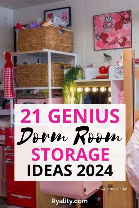 this list has some really good college storage ideas for living in a dorm room College Storage Ideas, Dorm Storage Hacks, Dorm Laundry Hamper, College Dorm Room Hacks, Dorm Storage Ideas, Dorm Room Shelves, College Dorm Storage, Dorm Room Organization Storage, College Dorm Room Organization