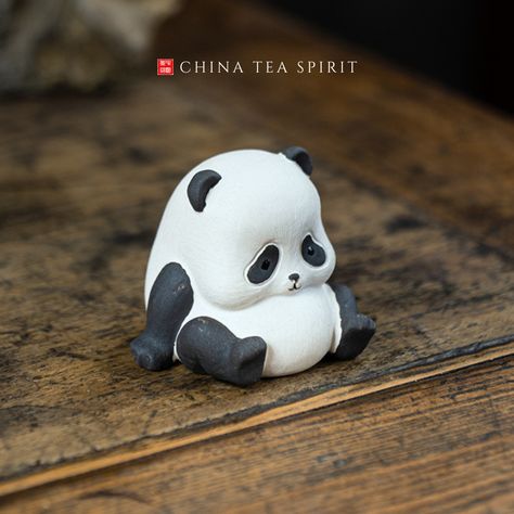 Style: Style A Panda Sculpture Clay, Panda Ceramic, Sleeping Panda, Polymer Clay Magnet, Polymer Clay Gifts, Clay Keychain, Tea Pet, Big Rangoli Designs, Panda Art