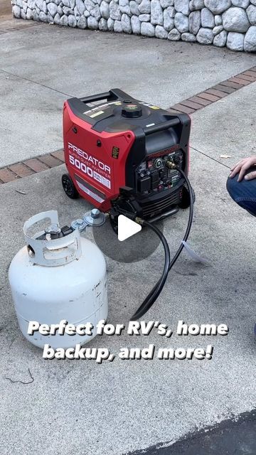 Harbor Freight on Instagram: "The Predator 5000 Watt SUPER QUIET Dual-Fuel Inverter Generator runs on gasoline OR propane. Perfect for RVs, home backup, and more. #HarborFreight #generator" Propane Generator, Inverter Generator, The Predator, Harbor Freight, February 22, Generators, Propane, Fuel, Energy