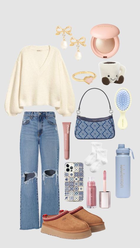 #ootd #backtoschool #preppy Babysitting Outfit, Preppy Inspiration, Girl Fits, Preppy Outfit, Girls Wardrobe, Rich Girl, Polyvore Outfits, Dream Wardrobe, Shopping Outfit