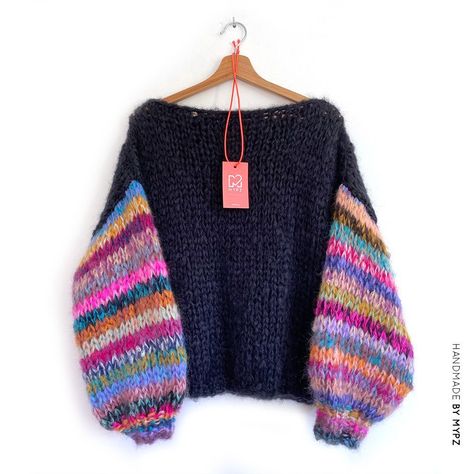 Strikkeopskrift Oversize Sweater, Pull Mohair, Knitting Kit, Estilo Hippie, Knitting Kits, Beautiful Sweater, Crochet Kit, 영감을 주는 캐릭터, Knit Fashion