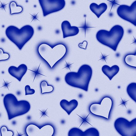 Wallpaper Backgrounds 90s, Old School Backgrounds, Blue 2000s Wallpaper, 2000s Backdrop, Cholo Backgrounds, Blue Heart Wallpaper Y2k, Old School Hearts Background, Blue Heart Background, Chicano Background