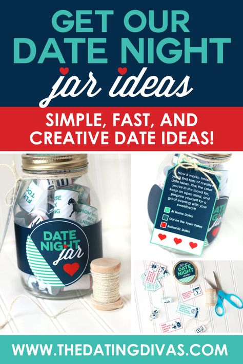 I need a Date Night Jar!! It's hard to come up with fun dates on my own. #dateinajar #datejarideas Date Night Jar Ideas, Dates In A Jar, Fun Dates, Dates Ideas, Inexpensive Date, Night Jar, Date Night Jar, At Home Dates, Diy Projects For Men