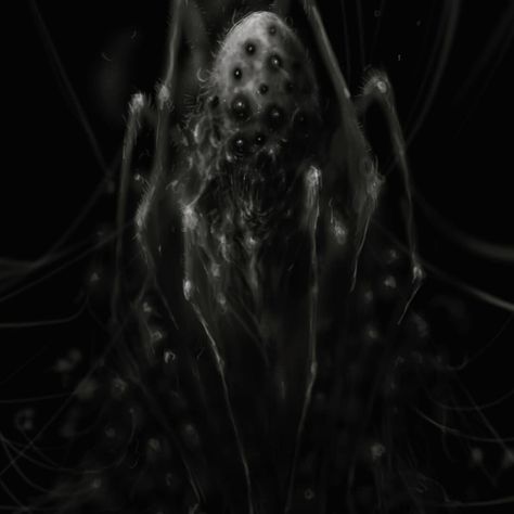 Creepy spider stuff, on ArtStation at https://www.artstation.com/artwork/L36vJP Half Spider Half Human, Spider Monster, Spider Lady, Spiders Scary, Creepy Spider, Big Scary, Human Face, Character Design, Human