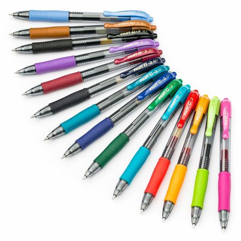 Pilot G2 07, G2 Pens, Pilot G2 Pens, Studying Stationary, Gel Pens Coloring, Pentel Energel, Fisher Space Pen, Space Pen, Pilot Pens