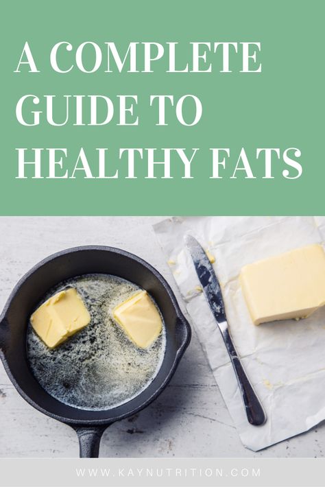 Confused about healthy fats? Here is a complete guide to healthy fats, including a full list of healthy fats with the best and worst sources of fat to include in your diet. #healthyfats #nutrition #health #fitness #weightloss Health Fats List, Healthy Carbs List, List Of Healthy Fats, Healthy Fats List, Kay Nutrition, Holistic Nutrition Recipes, Healthy Fats Foods, Running Nutrition, Acid Reflux Diet