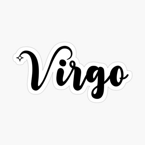 Get my art printed on awesome products. Support me at Redbubble #RBandME: https://www.redbubble.com/i/sticker/Virgo-Starry-by-ale-rose/94923027.EJUG5?asc=u Virgo Stickers Printable, Virgo Stickers, Astrology Stickers, Cute Laptop Stickers, Colouring Printables, Stickers Printable, Virgo Zodiac, Printable Stickers, Laptop Stickers