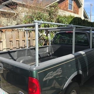 Truck Bed Utility Rack : 9 Steps (with Pictures) - Instructables Kayak Truck Rack, Kayak Rack Diy, Kayak Rack For Truck, Oil Rubbed Bronze Kitchen Faucet, Ladder Rack Truck, Canoe Rack, Truck Roof Rack, Bronze Kitchen Faucet, Kayak Storage Rack