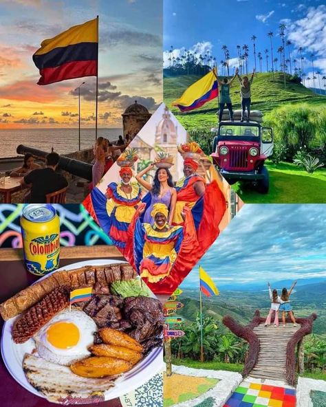 Columbia Food, Colombia Aesthetic, Colombia Country, Travel Colombia, Colombian Culture, Visit Colombia, Colombia Travel, Panama Canal, Beautiful Places To Travel