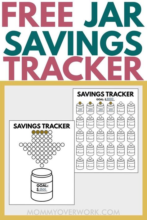 Learn how to start a SAVINGS JAR CHALLENGE with fun SAVINGS JAR IDEAS. Snag two free savings jar printables with adorable mason jars, one for 52 week money challenge and the other for a monthly 30-day savings tracker. Perfect for a bullet journal, cute planner stickers, or coloring page visual aid to keep you on track with your daily, weekly, monthly, or annual goals. Great for adults or to teach kids how to save money. Mason Jar Saving Money, Savings Jar Ideas, 365 Penny Challenge, Bullet Journal Savings, Annual Goals, Savings Tracker Printable, Personal Budget Planner, 52 Week Money Challenge, Money Saving Jar