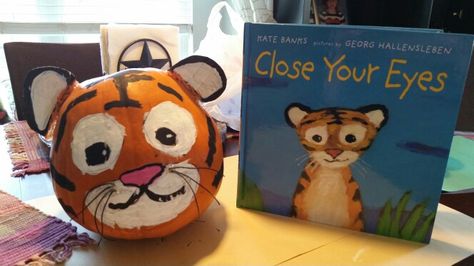 Little Tiger painted pumpkin Tiger Pumpkin Painting, Tiger Pumpkin, Jonah Jameson, Boys Crafts, Book Character Pumpkins, Book Pumpkin, Story Book Pumpkin, Decorating Pumpkins, Pumpkin Paint