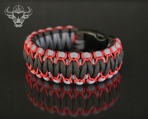 Stitched Paracord Bracelet, 550 Cord Projects, Paracord Sling, Paracord Designs, Custom Car Parts, Paracord Armband, Paracord Bracelet Tutorial, Paracord Bracelet Diy, 550 Cord