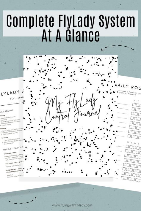 Editable FlyLady Control Journal, Complete FlyLady System at a Glance, FlyLady Cleaning Schedule, FlyLady Printable, US Letter, A4, Editable Flylady Cleaning Schedule, Flylady Control Journal, Fly Lady Cleaning, Control Journal, Simple Cleaning Routine, Fly Lady, Password Tracker, Journal Quotes, Montessori Materials