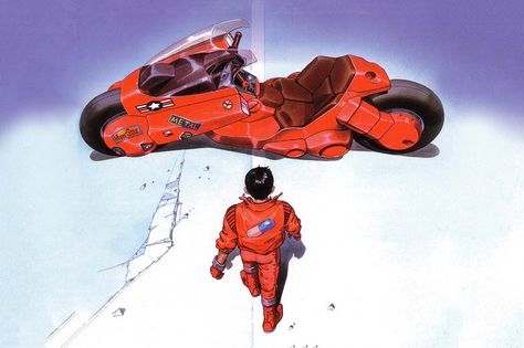 Christopher Nolan (director of The Dark Knight, Inception) has reportedly jumped on board for a remake of the 1988 Japanese cult sci-fi anime Akira with Warner Bros. According to Screen Crush, the reb... Akira Film, Kaneda Bike, Akira Manga, Akira Anime, Katsuhiro Otomo, Bd Comics, Cool Anime Wallpapers, Sci Fi Movies, Fanarts Anime