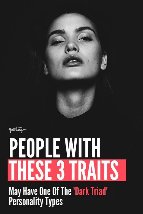 The 'Dark Triad' personality types include the narcissist, psychopath, and Machiavellian — find out the list of dominant personality traits for the three and how to protect yourself. Negative Personality Traits, Personality Type Quiz, Dark Triad, Personality Profile, Relationship Books, Moral Values, Myers Briggs Type, Personality Test, How To Protect Yourself