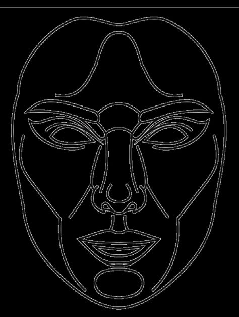 Geometric Face, Face Lines, Darth Vader, Fan Art, Drawings, Fictional Characters, Art