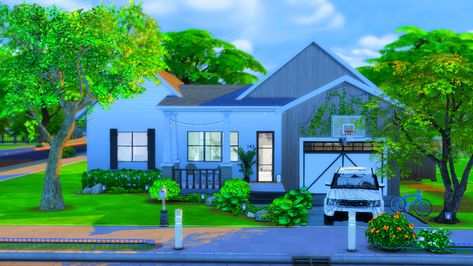 Single Mom of 2 House Download 🏡👪 | Xureila on Patreon Custom Sims, Sims 4 Builds, Pink Apartment, The Sims 4 Lots, The Sims 4 Skin, 2 House, Mom Of 2, Sims 4 House Building, Free Sims 4