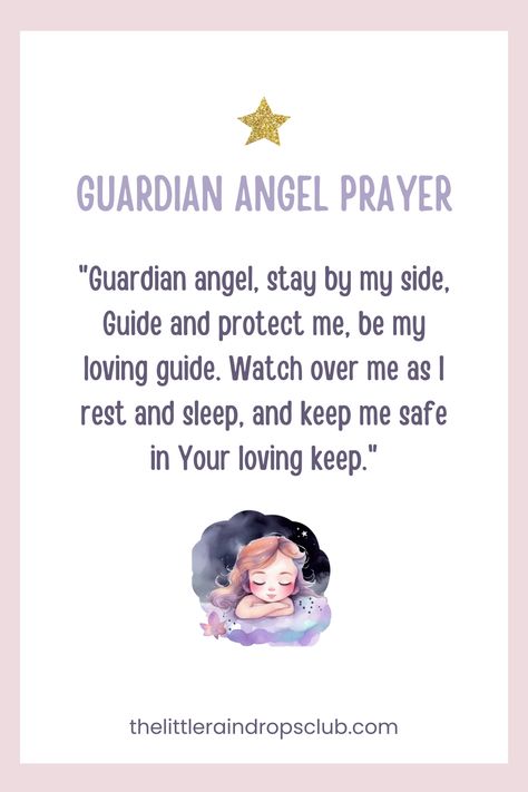 Short Bedtime Prayer for Kids Night Prayer For Kids, Goodnight Prayer For Kids, Night Time Prayers For Kids, Short Night Prayer, Prayers For Kids To Say Bedtime, Bedtime Prayers For Kids, Guardian Angels Prayer, Short Prayers, Bedtime Prayer