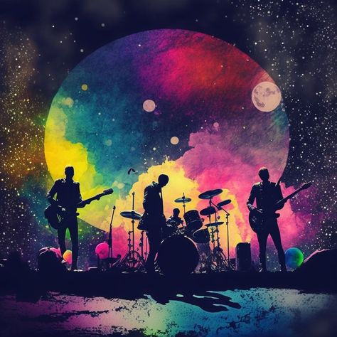 Coldplay Art, Coldplay Cover, Coldplay Wallpaper, Cold Play, Musician Photography, Rock N Roll Art, Shirt Prints, Sonic Boom, Artwork For Home