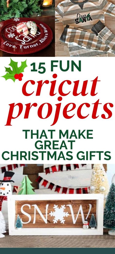 Great Circut Christmas gift ideas. These Cricut projects to sell on Etsy or at craft sales are These are easy Cricut crafts that you can sell at school fairs or online. They also make great gifts if you have a Cricut machine. Cricut projects for beginners that are cheap & easy to make! Includes the FREE svgs! #cricut #diy #cricutmade Cricut Projects Beginner Tutorial, Christmas Gifts Cricut Diy, Diy Christmas Gifts Using Cricut, Easy Christmas Crafts Cricut, Diy Winter Gifts Ideas, Vintage Cricut Projects, Cricut Christmas Projects Ideas, Easy Diy Cricut Christmas Gifts, Easy Personalized Gifts Diy