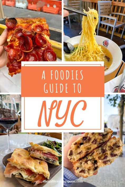 Eat in NYC Restaurants Nyc, Food From Different Countries, Best Ramen, Pizza Bagels, New York City Vacation, New York Pizza, Ramen Restaurant, New York Vacation, New York Food