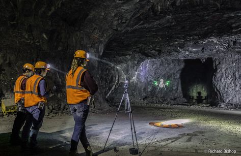 SME Photo Contest 2020 1st Place - Mining researchers test autonomous drone technology in an underground mine - Richard Bishop Engineering Companies, Underground Tunnels, Project Site, Drone Technology, 1st Place, 3d Laser, How To Gain Confidence, Topographic Map, 3d Modeling