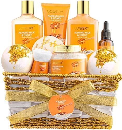 Spa Self Care, Gift Basket For Women, Self Care Kit, Honey Beauty, Spa Basket, Mom Gift Basket, Salt Bath, Gift Baskets For Women, Spa Gift Basket