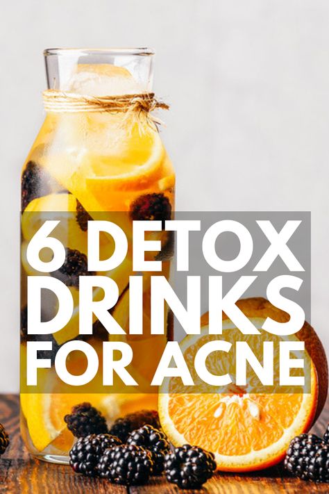 Water For Clear Skin, Detox Water For Clear Skin, Clear Skin Detox, Clear Skin Diet, Foods For Healthy Skin, Water Detox, Full Body Detox, Detox Diets, Natural Detox Drinks