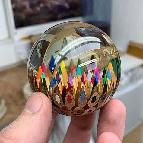 Epoxy Resin 💎 Tutorials 💎 Tips on Instagram: “Great Idea! What do you think about this work? 😍 . - 🔝 All credits goes to artist 🔝@from_the_tree -  #resin #resinjewelry #resinjewellery…” Resin Sphere Tutorial, Resin Sphere Ideas, Art Workshop Poster, Epoxy Resin Art Ideas, Resin Art Ideas, Workshop Poster, Resin Gems, Resin Sphere, Wedding Headwear