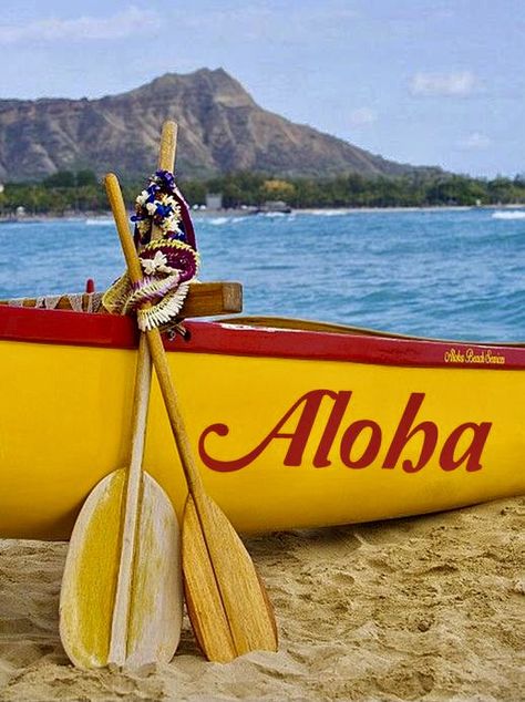 Waimea Bay, Travel Hawaii, Outrigger Canoe, Hawaii Art, Canoe Paddle, Turtle Bay, Aloha Spirit, Hawaiian Culture, Hawaiian Vacation