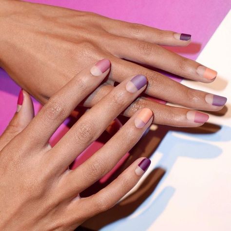 Minimal Nails Art, Summer Nail Polish, Elegant Nail Designs, Purple Nail Designs, Nude Nail Designs, Matte Nails Design, Modern Nails, Nail Polish Trends, Winter Nail Art