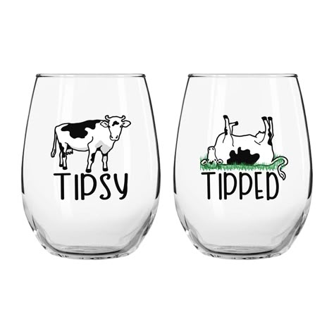 Cricut wine glass ideas