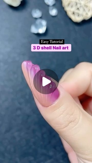 ArtsNationalInstituteofDesigns on Instagram: "‼️Easy 3 D shell Nail Art Tutorial ‼️❤️ Join our Nail art course to learn unique and amazing techniques 🥰#nail #nailart #nailartclub #nailartcourse #mumbainailart #mumbai #nailartclass #nailarttutorial #nailart #nailsofinstagram #nailsnailsnails" Shells Nail Art, 3d Nail Tutorial, Shell Nails Tutorial, Nail Art Course, Shell Nail Art, Shell Nails, Nail Art Courses, Instant Nails, Nails Tutorial