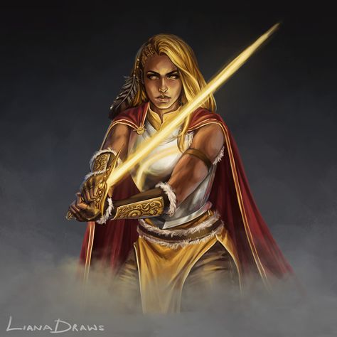 Aasimar Paladin Female, Aasimar Paladin, Tiefling Paladin, Dnd Paladin, Dnd Races, Dungeons And Dragons Classes, Female Knight, Dnd Art, Sci Fi Art