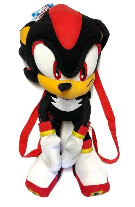 Shadow The Hedgehog Plush, Backpack Video, Hedgehog Plush, Kids Bag, Super Sonic, Plush Backpack, Shadow The Hedgehog, The Hedgehog, Soft Plush