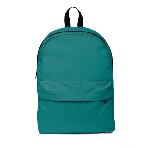 Unisex Backpack, Travel School, School Backpack, Teal Color, Teal Colors, Backpack Purse, School Backpacks, Etsy Accessories, Accessory Gift