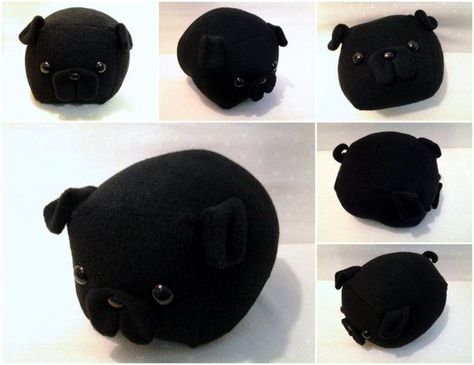 Black Sushi, Pug Plush, Pug Pillow, Black Pug Puppies, Black Pug, Pug Puppies, A Pug, Pug Lover, The Pug