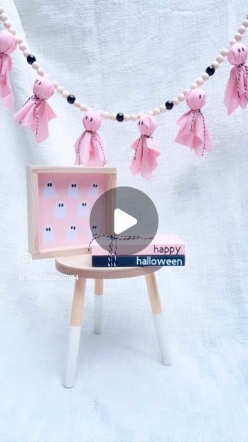 Jen McClard | Home Decor Maker on Instagram: "Our pink Halloween decor for 2024! 💗👻 Are you a fan of this trend? If yes, comment PINK and I’ll send you the link to check them out! You can purchase the items individually or in a bundle!   #pink #pinkhalloween #pinkhalloweendecor #halloween #halloweendecor #halloweendecorations #pinkdecor #pinkghost" Halloween Decor Trends 2024, Pink Halloween Decor, 2024 Halloween, Pink Halloween, Pink Decor, Decor Trends, Trends 2024, A Fan, Trending Decor