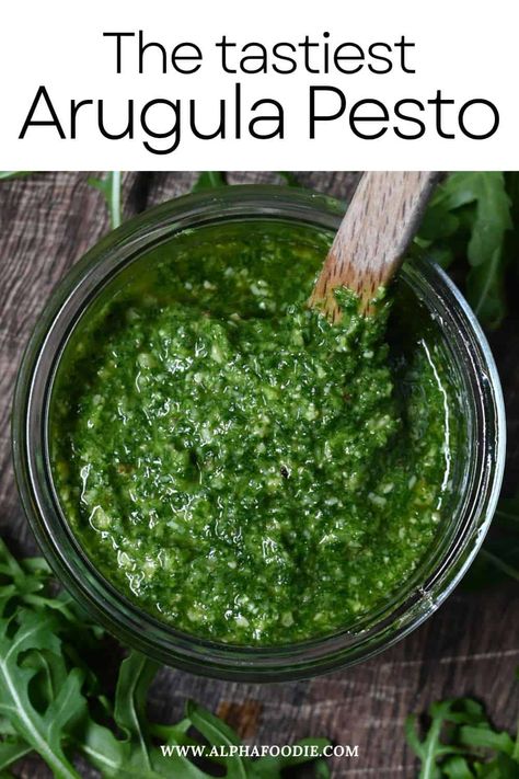 Cooked Arugula, Arugula Pesto Recipe, Nut Free Pesto, Arugula Recipes, Low Sugar Desserts, Arugula Pesto, Walnut Pesto, Dinner Side Dishes, Homemade Seasonings