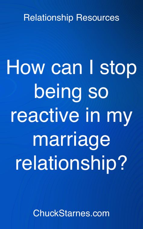 Is your marriage relationship being sabotaged by outbursts of anger and overreaction? Here are three powerful insights that can help us regulate our emotions in order to stay present and connected with our partner. https://www.chuckstarnes.com/stop-being-reactive-in-marria…/ Aggressive Love And Affection, How To Stop Arguing With Husband, How To Deal With Insecurity In A Relationship, Conflict Resolution With Spouse, Stop Criticizing, Withholding Affection Relationships, Stay Present, Marriage Relationship, How Can