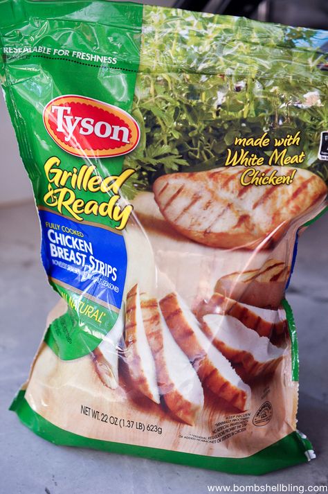 Grilled chicken strips make dinner prep so much quicker! Chicken Strips Dinner Ideas, Tyson Chicken Recipes, Grilled Chicken Strips Recipes, Spider Vein Remedies, Chicken Strips Recipes, Chicken Breast Strips Recipes, Chicken Tender Recipes Easy, Easy Chicken Tenders, Best Tuna Casserole