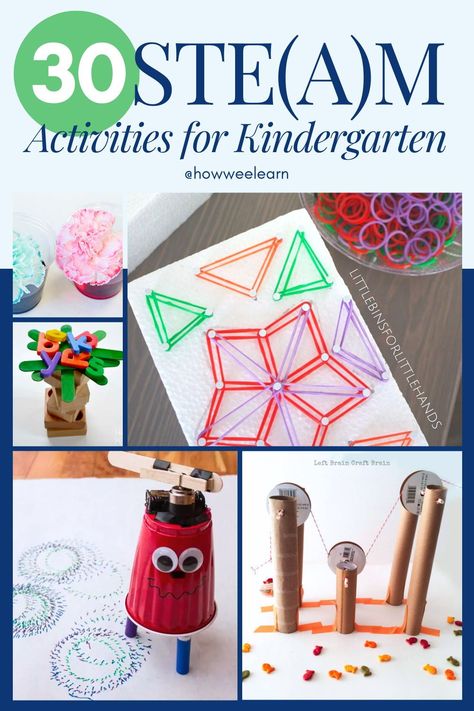 These Stem activities for kids are so much fun and so easy to set up! These hands on activities are engaging and full of science learning. These kindergarten Stem activities work great in a classroom, or are the perfect addition to your homeschool. Stem Activities Elementary Kindergarten, Kindergarten Stem Challenges, Stem Activities For Kindergarten, Kindergarten Stem Activities, Stem Activities Kindergarten, Kindergarten At Home, Homeschool Stem, Kindergarten Stem, Elementary Stem Activities