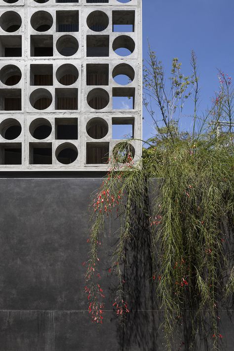 Breeze Block Wall, Studio Mk27, Breeze Blocks, San Paolo, Brick Architecture, House Studio, Full Picture, Small Homes, Facade Architecture