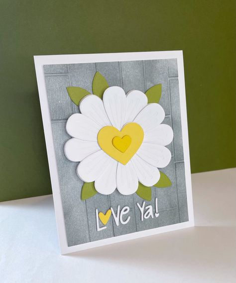 Lovely You Stampin Up Cards, Cards Handmade Ideas Creative Easy Diy, Stampin Up Wedding Cards Ideas, Stampin Up Wedding Cards, Friend Cards, Button Ideas, Best Friend Cards, Daisy Cards, Easy Cards