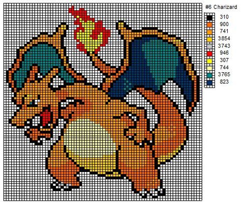 6 Charizard by cdbvulpix.deviantart.com on @DeviantArt Charmander Cross Stitch, Pixel Pokemon, Pokemon Cross Stitch Patterns, Pokemon Cross Stitch, Pokemon Bead, Pixel Art Pokemon, Pokemon Craft, Subversive Cross Stitch, Brick Stitch Pattern