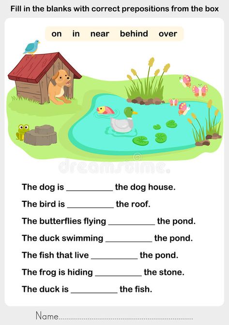 Fill In The Blanks With Correct Prepositions Stock Vector - Illustration of hobby, page: 80267451 Fill In The Blanks Story, Preposition Worksheet, Prepositions Worksheets, English Language Learning Activities, Preposition Worksheets, Education Illustration, Reading Comprehension For Kids, English Grammar Exercises, English Grammar For Kids