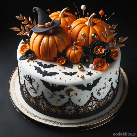 All Posts • Instagram Halloween Cakes For Adults, Cakes For Fall Season, Pumpkin Halloween Cake, Halloween Wedding Cake Ideas, Halloween Cakes Ideas, Cake Autumn, Cute Halloween Cakes, Autumn Cake, Halloween Wedding Cakes