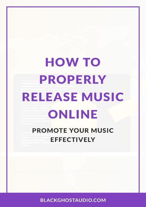 Learn how to effectively release your music by promoting it to the right people. Turn new listeners into long-term fans. Learn Singing, Music Recording Studio, Music Mixing, Music Logo Design, Black Ghost, Music Tutorials, Independent Musician, Music Writing, Music Recommendations